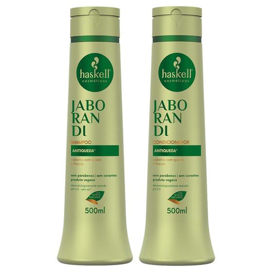 Imagem de Kit Haskell Jaborandi Shampoo 500ml + Condicionador 500ml