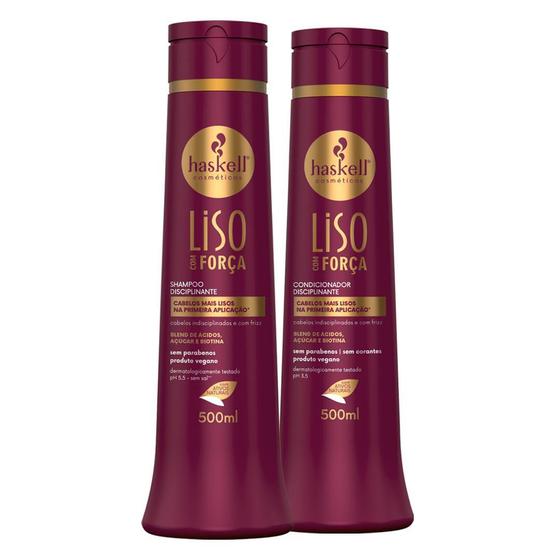 Kit Haskell Liso Com Força Shampoo E Condicionador 500Ml é boa?