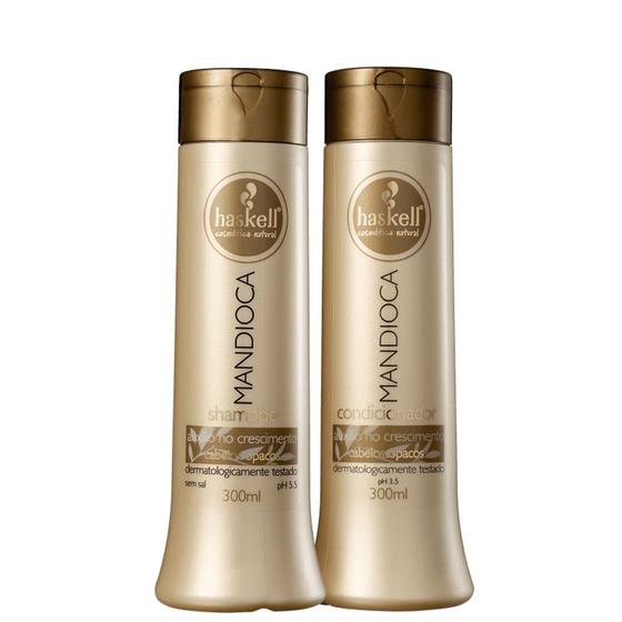 Imagem de Kit Haskell Mandioca 300ml - Shampoo e Condicionador