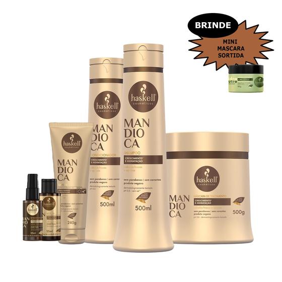 Imagem de Kit Haskell Mandioca 500ml Completo Mimo