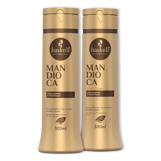 Imagem de Kit Haskell Mandioca Shampoo E Condicionador 300Ml