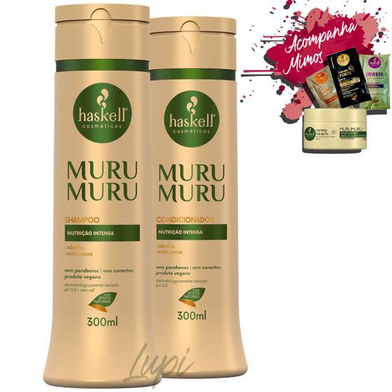 Kit Haskell Murumuru Shampoo Condicionador 300ml Menor preço em Kit Haskell Murumuru Shampoo Condicionador 300ml