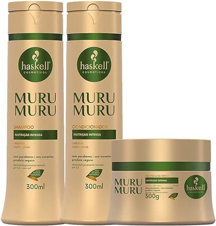Imagem de Kit haskell murumuru shampoo, condicionador e máscara