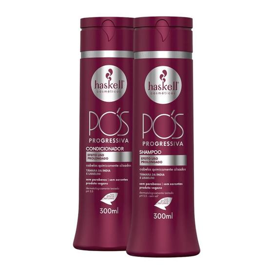 Imagem de Kit Haskell Pós Progressiva Shampoo E Condicionador Duo Care