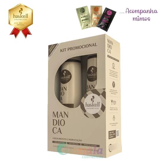 Imagem de Kit Haskell Promopack Mandioca Sh E Cond 500ml