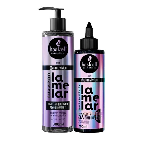 Imagem de Kit Haskell Shampo E Máscara  Lamelar