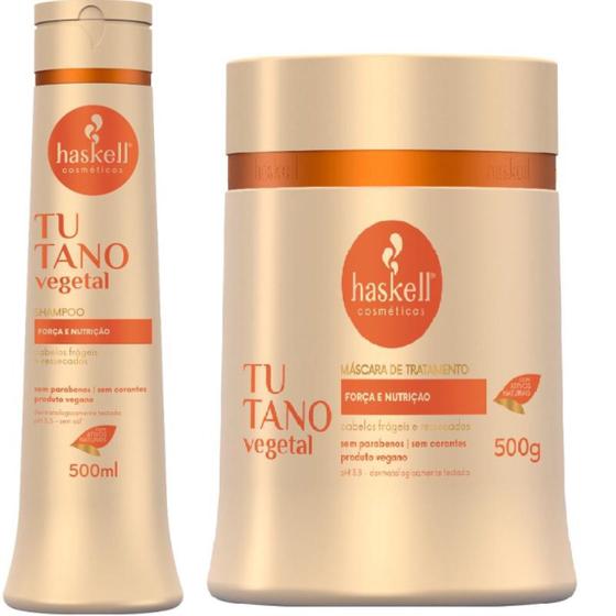 Imagem de Kit Haskell Tutano Shampoo 500ML + 1 Mascara 500ML