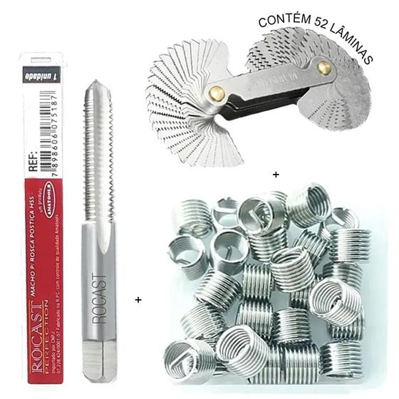 Kit Helicoil M5 x 0,8 + Macho Especial + Cálibre de Rosca SUPRIR