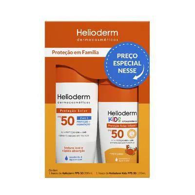 Imagem de Kit Helioderm Família protetor solar Fps 50 kids - Hertz