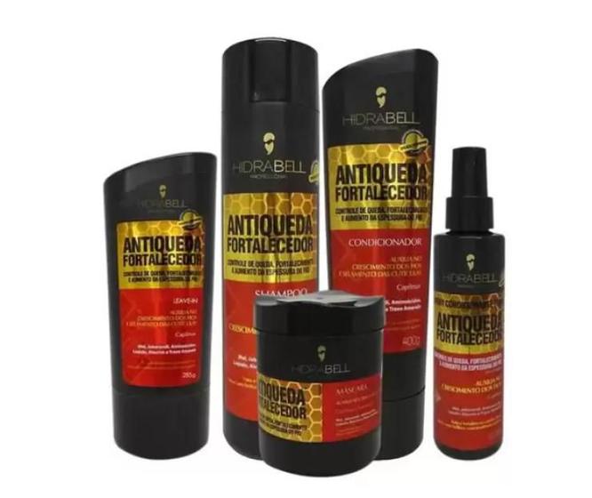 Imagem de Kit  Hidrabell  Antiqueda Fortalecedor sh+masc+cond+spray+leave