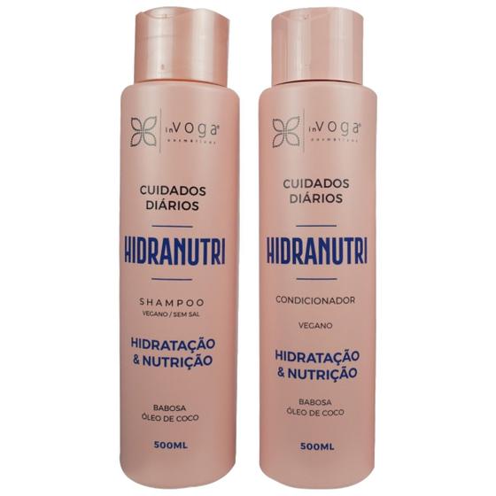 Imagem de Kit Hidranutri 1 Shampoo 1 Condicionador 500ml Voga