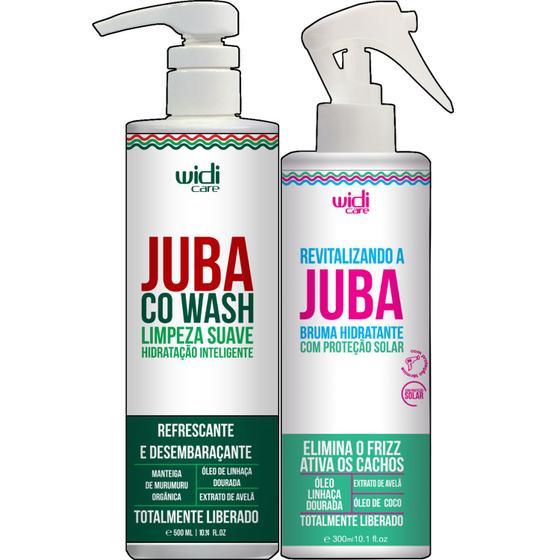 Imagem de Kit Hidratação Inteligente Widi Care Creme de Limpeza Juba Co Wash 500ml e Bruma Hidratante Revitalizando a Juba 300ml
