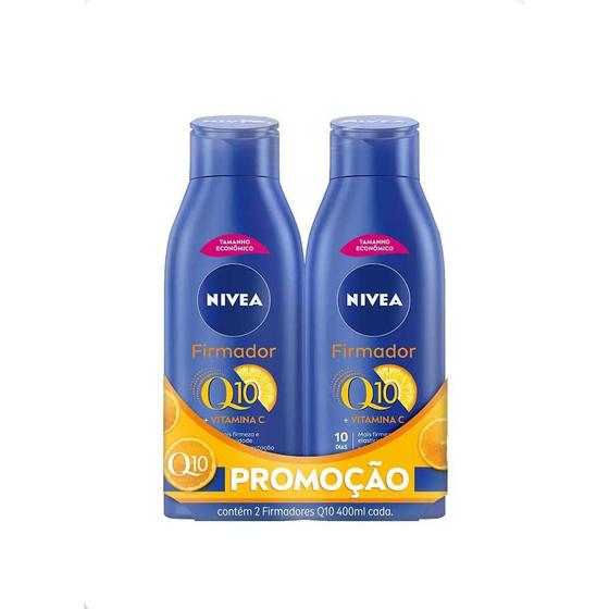 Imagem de Kit Hidratante Corporal Nivea Firmador Q10 Com 2 Unidades 400ml Cada