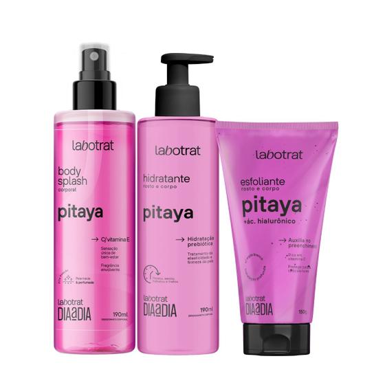 Imagem de Kit Hidratante Esfoliante Body Splash Nutre Pitaya Labotrat