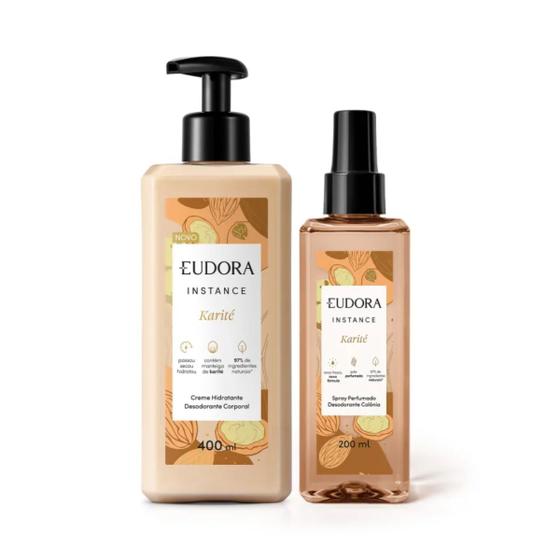 Imagem de Kit Hidratante Instance Karité + Body Splash Instance Karité 200ml - Eudora