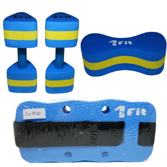 Kit Hidro Par de Halter Hidro M + Caneleira Hidro + Poliboia Menor preço em Kit Hidro Par de Halter Hidro M + Caneleira Hidro + Poliboia