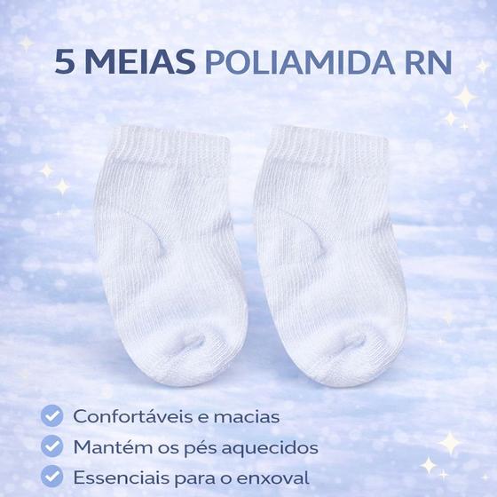 Kit Higiene Bebê 20 Peças Completo para Enxoval Neutro - Pimpolho