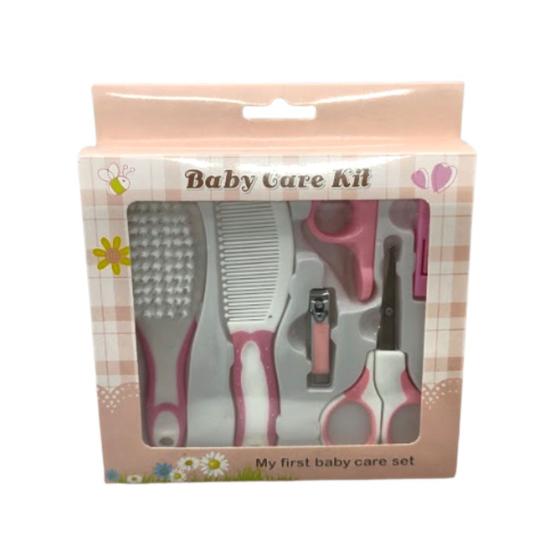 Imagem de Kit Higiene Bebê Infantil 6 Peças Recém Nascido Baby Care Menina Menino