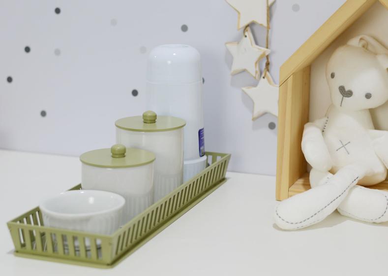 Imagem de Kit Higiene Bebê Moderno Porcelana Quarto Banho K159