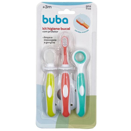 Imagem de Kit Higiene Bucal Buba Com Protetor 