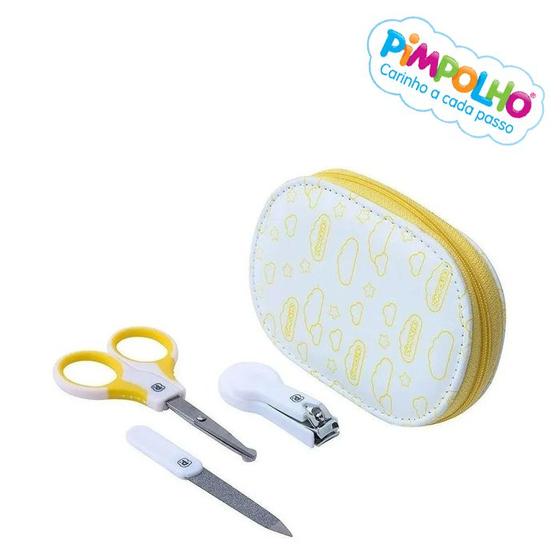 Imagem de Kit Higiene Cuidados Para O Bebê 3 Peças Com Necessaire - Pimpolho