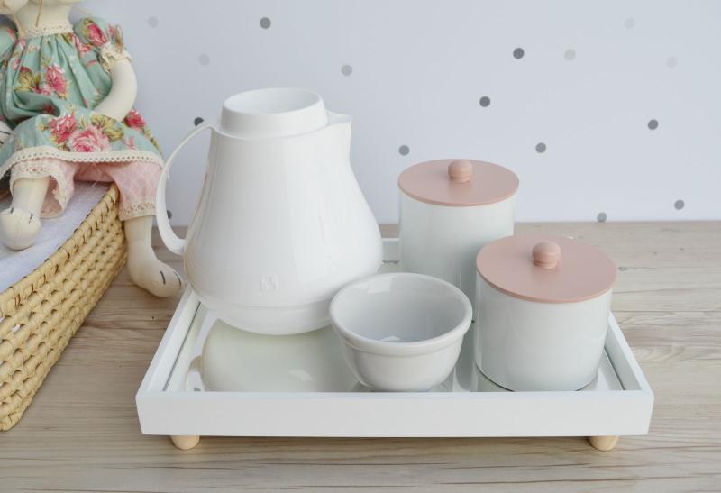 Imagem de Kit Higiene Porcelana Bebê Moderno QuartoInfantil Banho K072