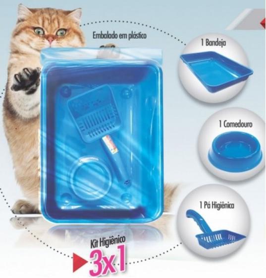 Imagem de Kit Higiênico Para Gatos