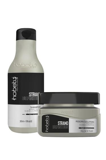 Imagem de Kit Hobety Strand Definition Shampoo 300Ml + Mascara 300Gr