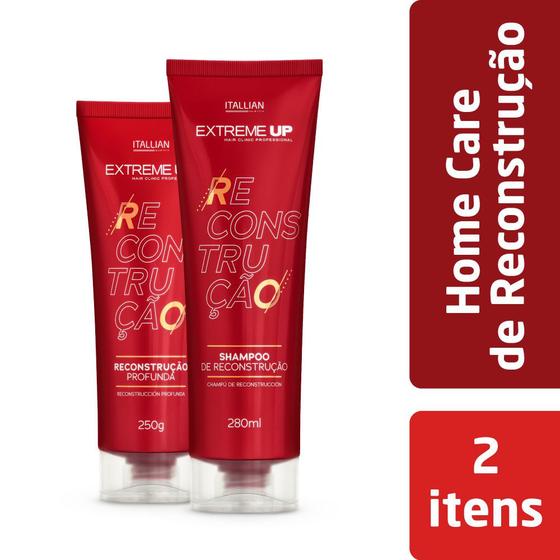 Kit Home Care Extreme Up Itallian Hairtech Shampoo 280ml e