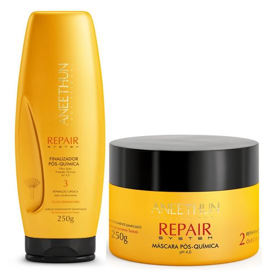 Kit Home Care Máscara e Finalizador Aneethun Repair System Máscara