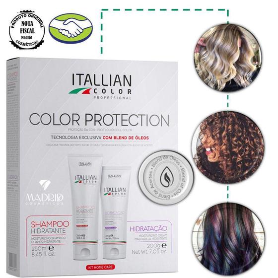 Imagem de Kit Home Care Profissional Color Protection Itallian Color