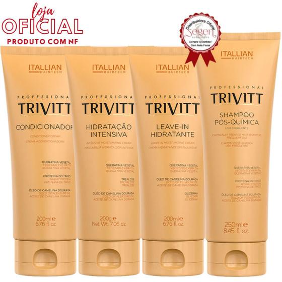 Imagem de Kit Home Care Trivitt com Hidratação + Leave In 200ml