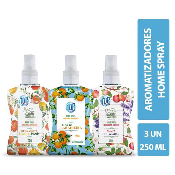 Imagem de Kit Home SprayTOP Casa 3Un Aromatizadores de Ambiente 250ml