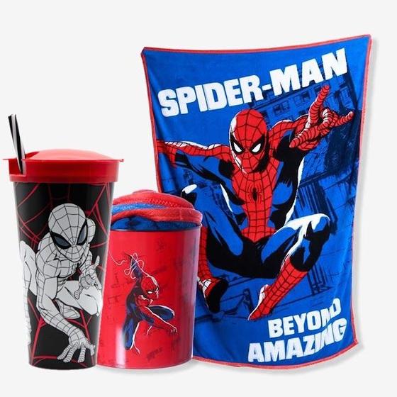 Imagem de Kit Homem Aranha Beyond Amazing - Balde, Manta e Copo 2 em 1 AA0500