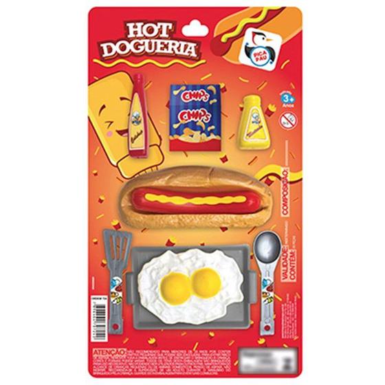 Imagem de Kit Hot Dog Dogueria Comidinhas De Brinquedo Cachorro Quente