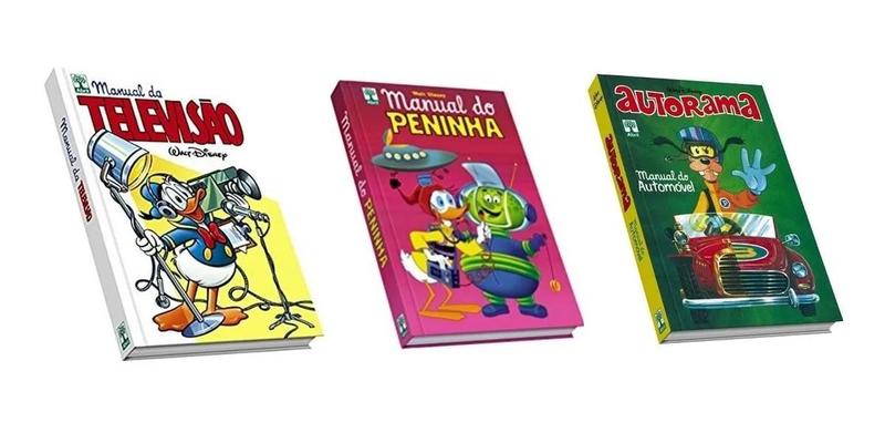 Imagem de Kit HQ Manual da Televisão & Manual do Peninha & Manual do Automóvel Autorama Edição de Colecionador Capa Dura - Abril