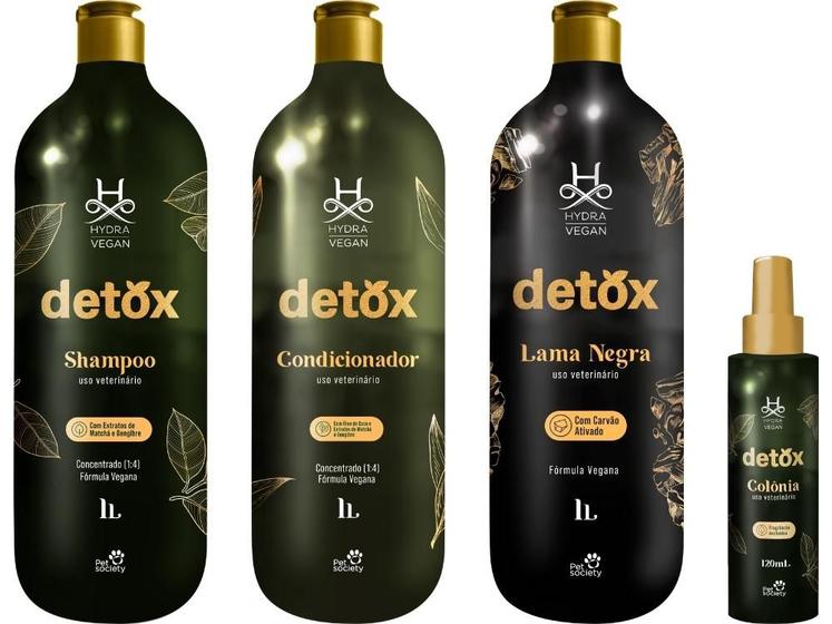 Kit Hydra Vegan Detox Pet Society Outros Pet Shop Magazine Luiza