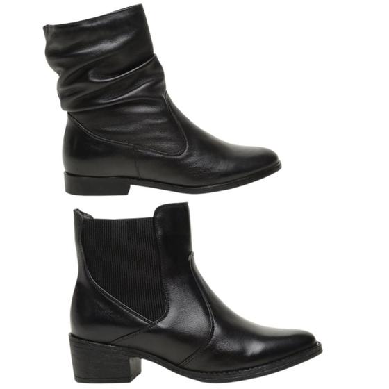 Imagem de Kit Ideal Feminino para Uso Diário-Botas Elegantes em Couro