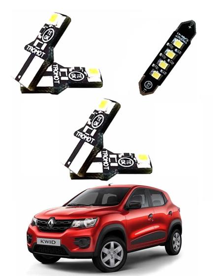 Imagem de Kit Iluminação Lampada LED Renault Kwid 2020 2021 2022 2023