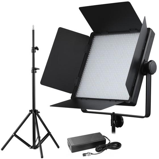 Imagem de Kit Iluminador Led Estúdio Godox Super Potente 70w Bicolor + Tripé 2,4m