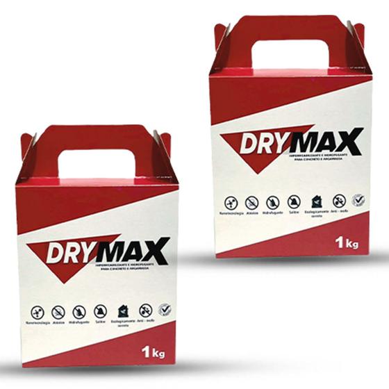 Drymax Liquid Kit Impermeabilizante Hidrofugante para Concreto Drymax 2kg ...