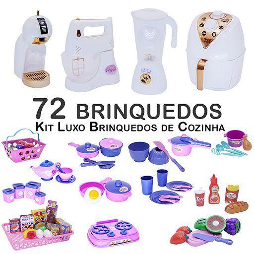 Imagem de Kit Infantil Bule Fue Potes Xícara Panela de Pressão 72p