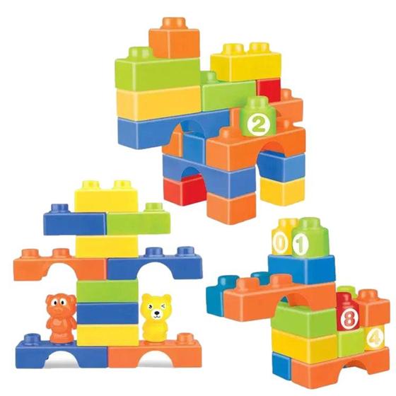 Imagem de Kit Infantil Colorida com Mochilinha 20 Peças ENVIO RÁPIDO!!!