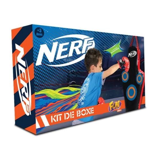 Imagem de Kit Infantil De Boxe Nerf - Fun