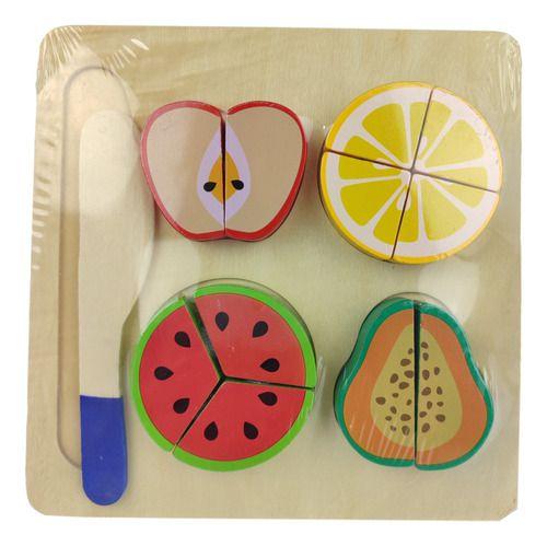 Imagem de Kit Infantil Legumes e Verduras Brinquedo Madeira com Alto Colante Cortar Educativotivo Montessori Comidinha Casinha Cozinha