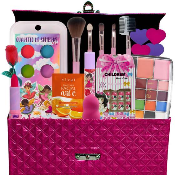 Kit Infantil Para Menina De Make Maquiagem Linda Com Maleta é boa?