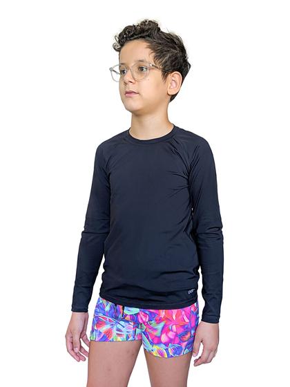 Imagem de Kit Infantil Sunga + Camiseta De Proteção Solar Uv50+