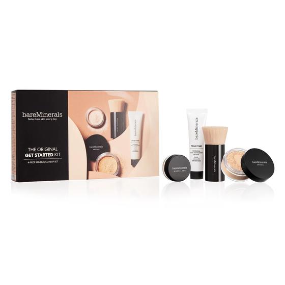 Imagem de Kit inicial de maquiagem bareMinerals Original com primer e pincel