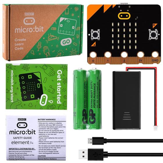 Imagem de Kit Inicial GeeekPi Micro:bit V2 Go - Inclui BBC Micro:bit V2
