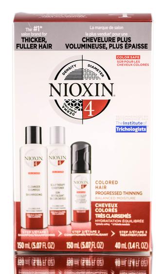 Imagem de Kit inicial Nioxin System 4 Advanced para queda de cabelo